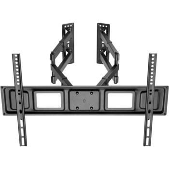 Sbox Kronšteins PLB-1348-2, 32-70 collu, 75x75-600x400, 45kg, melns, tērauds, plastmasa, noliecams-grozāms (PLB-1348-2)
