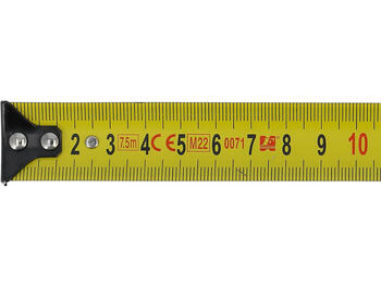 Yato Mērlente YT-71073, 8m, 25mm, tērauds, ABS, II klase, fiksēts āķis, klips (YT-71073)