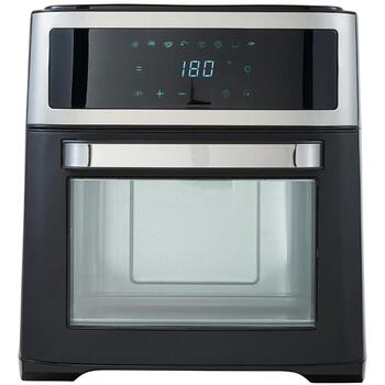 Adler Мини-печь AD 6309, 1700 Вт, 13 Л, нержавеющая сталь/черный, 40-200°C, конвекция, сенсорная панель (AD 6309)