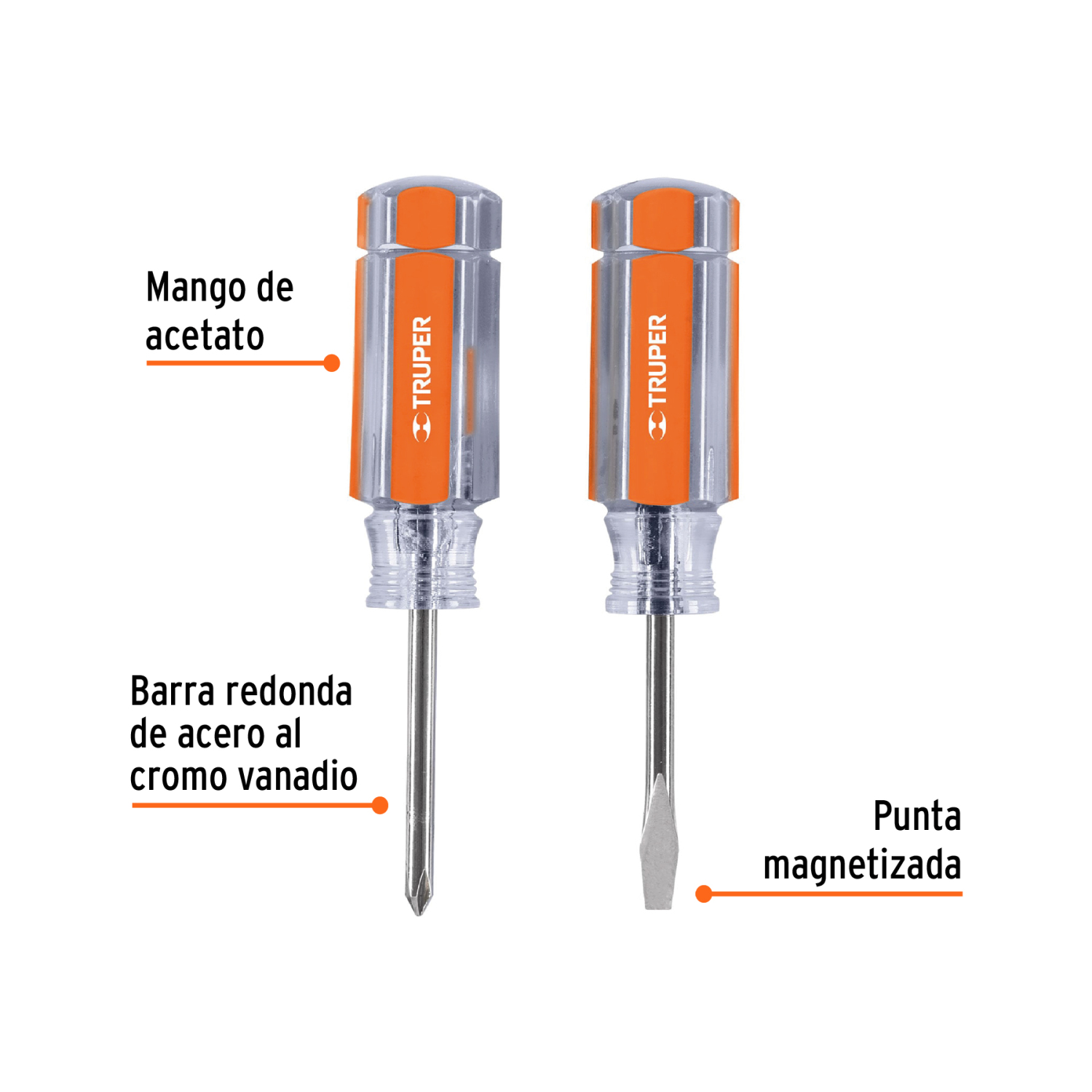 Skrūvgriežu komplekts Mini 2gab 14199 DES-MINI-2 Truper (DES-MINI-2)