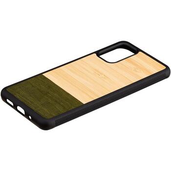 Man&Wood чехол M6643B, 6.7 дюйма, Зеленый, дерево, поликарбонат, совместим с Samsung Galaxy S20 Plus (M6643B)