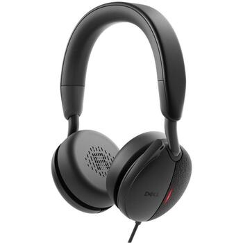Dell наушники WH5024, ANC, USB Type-A, черный, встроенный микрофон, стерео, активное шумоподавление (520-BBGQ)