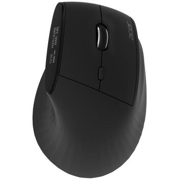 Acer Smart Fit vertikālā pele HP.EXPBG.020, 8000 dpi, Bluetooth 5.0, 10 pogas, optiskā, ergonomisks dizains (HP.EXPBG.020)