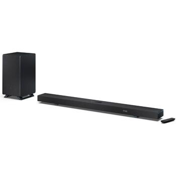 Sharp 5.1.2 Dolby Atmos/DTS:X звуковая панель с беспроводным сабвуфером HT-SBW55121(BK), 212 W, Bluetooth 5.3, AC 100-240 V (HT-SBW55121(BK))