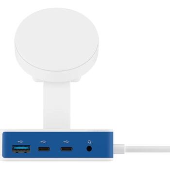 Hyper док-станция Flex MagCharge HD8100BUGL, 1xHDMI, USB-C, белый/синий (HD8100BUGL)