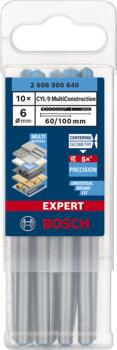 Triecienurbjmašīnām/triecienskrūvgriežiem, urbjmašīnām/skrūvgriežiem EXPERT CYL-9 MULTI CONSTRUCTION URBIS, 2608900640 BOSCH (2608900640)
