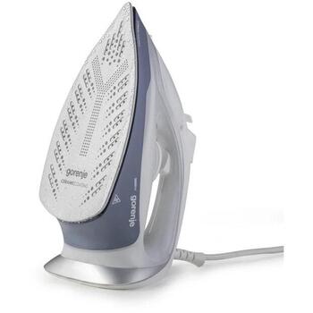 Gorenje tvaika gludeklis SIK2600WB, 2600 W, 450 ml, 45 g/min, Zils/melns, Automātiska izslēgšanās, Anti-drip funkcija (SIK2600WB)
