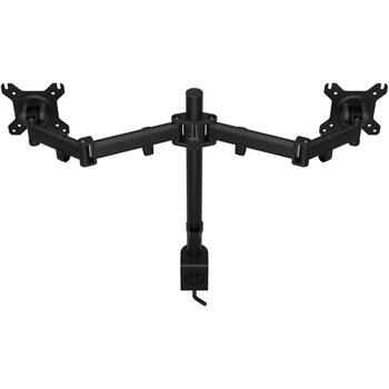 Endorfy мониторы, EY8F003, поддержка 2 экранов, 2 x 8 кг, 13-27 дюймов, VESA 75 x 75 мм, 100 x 100 мм, черный (EY8F003)