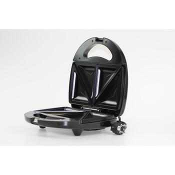 Brock SSM 2001 RD тостер для сэндвичей, 750 Вт, 4 сэндвича, красный/черный, антипригарное покрытие, индикаторы (SSM 2001 RD)