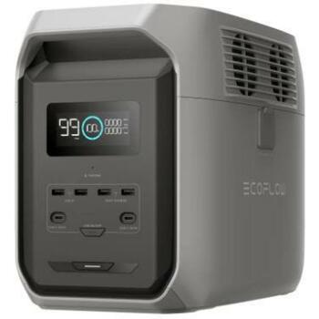 Ecoflow Enerģijas stacija DELTA 3 5017901010 1500Wh, 1800W AC izeja, 13 izejas, 2 USB-C, LFP akumulators, 3000 cikli (5017901010)