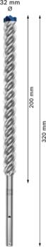 SDS-max-8X urbis 32 x 400 x 520 mm, Perforatora urbjiem EXPERT SDS MAX-8X TRIECIENURBIS PERFORATORIEM, 2608900255, BOSCH (2608900255)