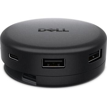 Dell Pro 7-in-1 USB-C Travel Hub - DA326, 1 x HDMI 2.1, 1 x DP 1.4, 1 x USB-A 3.2 Gen1, 1 x USB-C, 2500 Mbit/s, 100 W (470-BGCG)