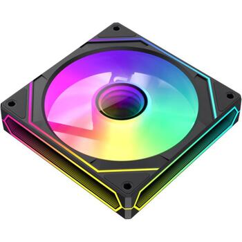 Gamemax Korpusa ventilators FN12A-S8I, 120mm, 44.35 cfm, 800-1600 rpm, 31.21 dBA, caurspīdīgi ventilatora asmeņi (FN12A-S8I)
