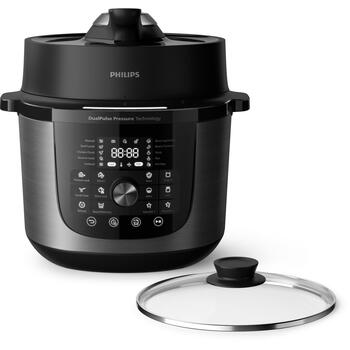 PHILIPS 3000. sērijas daudzfunkcionālais katls ar vāku, 6l (HD2633/80)