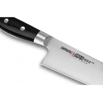 SAMURA нож шеф-повара PRO-S SP-0085, 200мм, AUS-8, 58 HRC, рукоять G-10 (SP-0085)