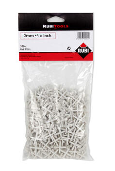 Flīžu starplikas 2 mm, 300 gab., 2901, RUBI (2901)