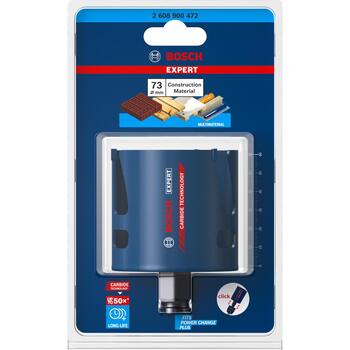 Bosch Construction caurumu zāģis 2608900472, 73mm, Power Change, HEX, karbīds, sausai urbšanai, kokam (2608900472)