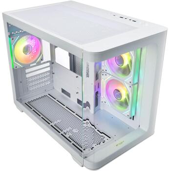 FSP korpuss S380 S380-WA, Micro ATX, Mini-ITX, 2x 3.5 collas, 3x 2.5 collas, 5 paplašināšanas sloti, 2x USB 3.0, 1x USB-C (S380-WA)