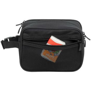 Rivacase Косметичка для путешествий 8409BLACK, 0.215кг, экосознательный RPET полиэстер, водоотталкивающий, 2 сетчатых кармана (8409BLACK)