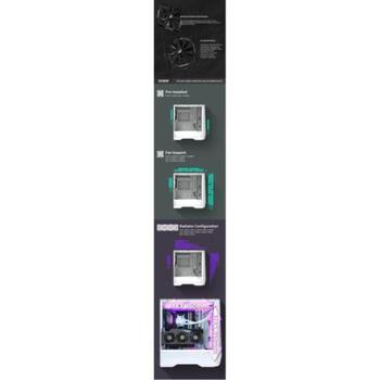 Zalman Корпус компьютера Z9 Iceberg WH, 9.6кг, белый цвет, 7 отсеков для дисков, 3x2.5 дюйма, 2x3.5 дюйма, 1xUSB 3.1 Type C (Z9 Iceberg WH)