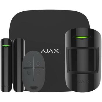Ajax detektors 38169, melns, 0.8 kg, centrālā stacija, kustības detektors, atvēršanas detektors, panikas poga (38169)