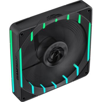 Gamemax Korpusa ventilators TORNADO T12 ARGB-R, 130mm, 66.89 cfm, 800-2200 rpm, 32.12 dBA, Hidrauliskais gultnis (TORNADO T12 ARGB-R)