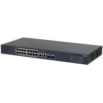 Dahua CS4220-16GT-240 управляемый коммутатор 18 RJ-45 портов, 16 PoE портов, 40 Gbit/s, 240 W PoE бюджет, 32 VLAN (CS4220-16GT-240)