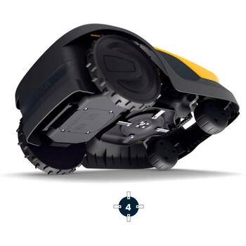 STIGA A 8V robotizēts zāles pļāvējs GPS RTK AI kamera bez vadiem līdz 800m² 18cm 25.2V 2Ah 2850rpm 10 zonas 2R7114028/ST1 (2R7114028/ST1)