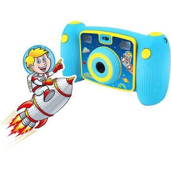 Easypix KiddyPix Galaxy 10080, 5 МП, CMOS, 2592 x 1944, 3,56 мм, 2,6, Авто, AVI, 1280 x 720, 1920 x 1080, 4, 32 ГБ, LCD, 2.0 (10080)