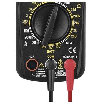 Emos Мультиметр MD-310 M3620N, 150 × 75 × 35 мм, 20 мА – 10 А, 200–300 В, 200 мВ – 300 В, 3,5 разряда, ручной, да, да, да (M3620N)