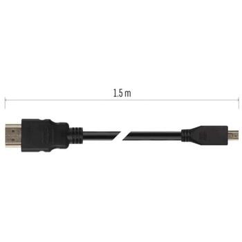 Emos Высокоскоростной HDMI 2.0 кабель A–D S10103, 1,5 м, 18 Гбит/с, 4K, Ethernet, ARC, поддержка 3D (S10103)