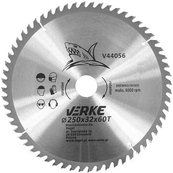 Zāģa ripa kokam 250x32x60z; V44056 VERKE (V44056)