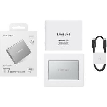 Samsung Внешний SSD MU-PD1T0G/WW, 1 ТБ, USB Type-C, 3.2 Gen 2, Скорость чтения 1050 МБ/с, Скорость записи 1000 МБ/с (MU-PD1T0G/WW)
