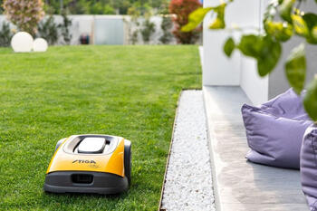 STIGA STIG robotizēts zāles pļāvējs līdz 1200m² 18cm 2850rpm bez akumulatora un lādētāja 2R3100018/ST1 (2R3100018/ST1)