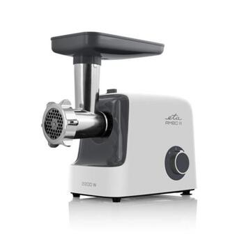 ETA Gaļas mašīna ETA507590000, 2200 W, 2.3 kg/min, 3 diski, reverss, desu pildāmā caurule, viegli tīrāms, on/off slēdzis (ETA507590000)