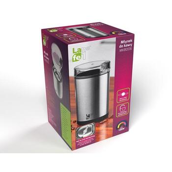 Lafe кофемолка MKB-006, 150W, 70g, блокировка включения без крышки (LAFMKA46869)