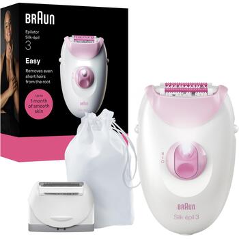 BRAUN Silk 3 epilators ar piederumiem (SE3-033)