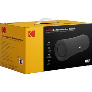 Kodak PWS-2257 Портативная беспроводная колонка PWS2257, 40 Вт, Bluetooth 5.0, IPX7, 12-14 ч работы от аккумулятора (PWS2257)
