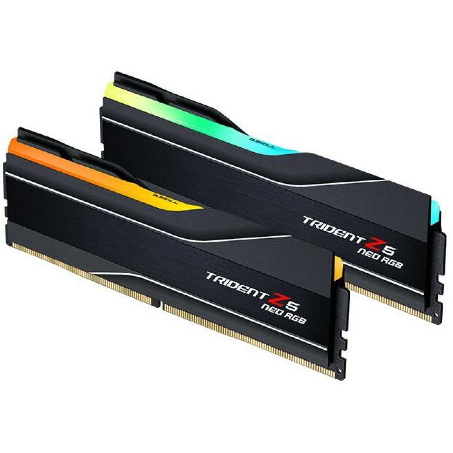 G.Skill память DIMM F5-6000J3038F16GX2-TZ5NR 32 ГБ, DDR5, 6000 МГц, 288-pin, CAS 30, двухканальная, многоцветная подсветка (F5-6000J3038F16GX2-TZ5NR)