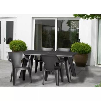 Keter Dante High Back садовый стул 29187057939, 57x57x89см, 2,36кг, штабелируемый, устойчив к УФ (29187057939)