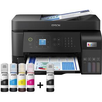 Epson Многофункциональный принтер EcoTank L5590 C11CK57403, 4-ink, A4, Wi-Fi, сканирование 1200 x 2400 dpi, факс, ADF (C11CK57403)