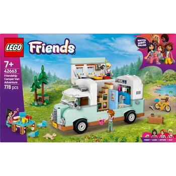 Lego konstruktors Friends Piedzīvojums draudzības kemperī 42663, 778 gab., 7 g., plastmasa, spēles (42663)