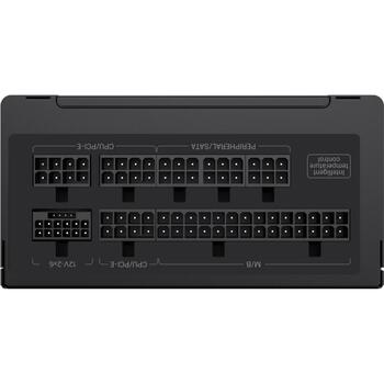 Gamemax barošanas bloks GS 750G, 750 W, SFX, Pilnībā modulārs, 1 x 24 pin ATX, 2 x 8 pin, 3 x PCIe, 4 x SATA, 3 x PATA (GS 750G)
