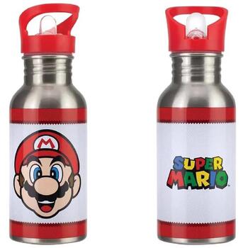 Paladone Super Mario metāla ūdens pudele PP8022NN, 500ml, nerūsējošais tērauds, salmiņš, daudzkrāsaina (PP8022NN)