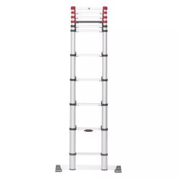 Hailo Teleskopiskās kāpnes T80 FlexLine 037113111, 11 pakāpieni, alumīnijs, 102-322 cm, 395 cm, 150 kg (037113111)