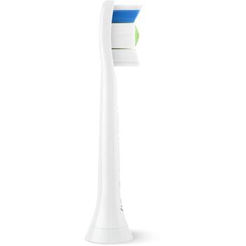 Philips Nomaiņas zobu birstes uzgaļi HX6064/87, 4 gab., balti, vidēji mīksti sari, BrushSync funkcija, zili indikatoru sari (HX6064/87)