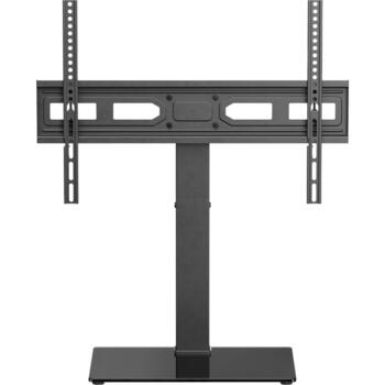 Sbox FS-306 televizora grīdas kronšteins, 37-75'', 40kg, 75x75-600x400, melns, 6 augstuma līmeņi, kabeļu pārvaldība (FS-306)