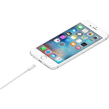 Apple Lightning кабель, MUQW3ZM/A, 1м, Lightning, USB, белый (MUQW3ZM/A)