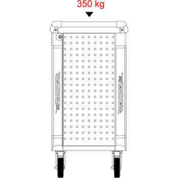 Instrumentu ratiņi KsTools RACINGline, +215 gab. instrumenti, Kstools (826.7215)