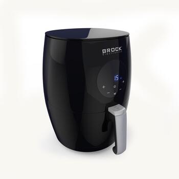 Brock AFD 3502 BK аэрофритюрница, 3,5 л, 1200 Вт, 80–200 °C, цифровой дисплей, таймер 60 мин, 6 программ, антипригарное покрытие (AFD 3502 BK)